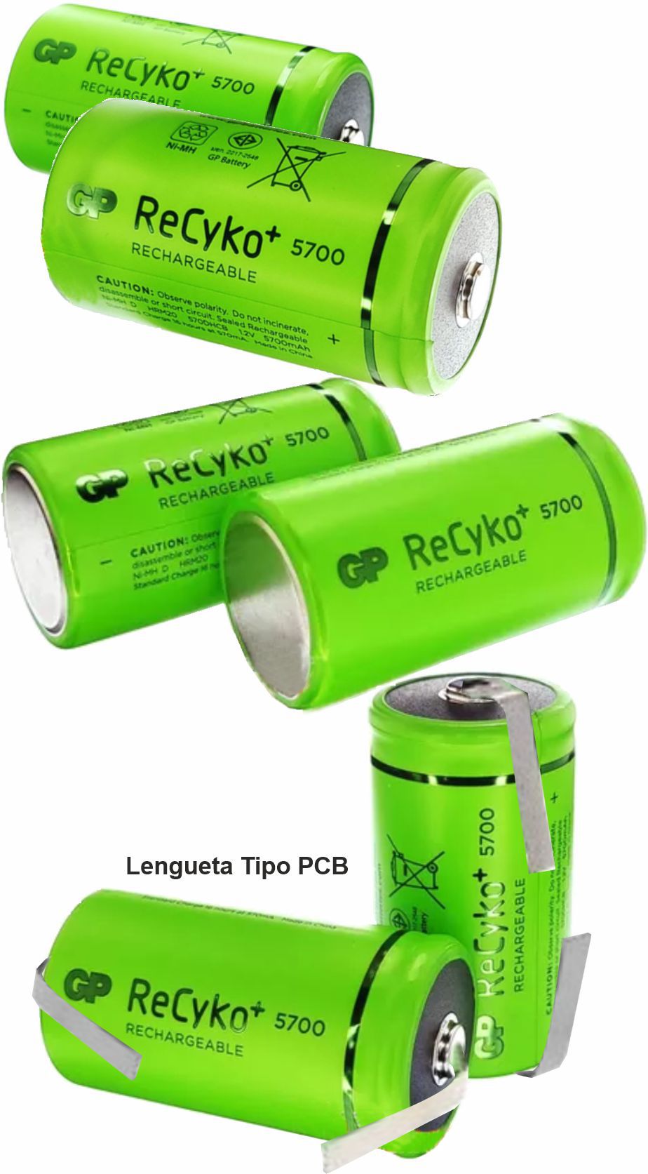 Baterias NiMh R20 5700mAh